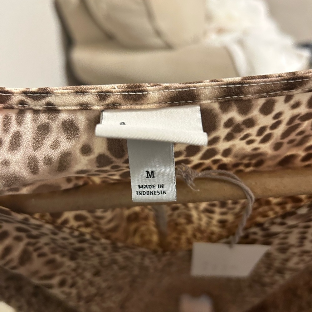 Leopard printed loose dress. Brand New